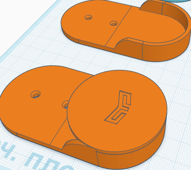 3D модель Держатель пульта светильника