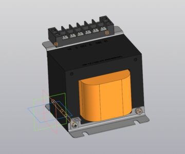 3D модель Трансформатор ОСМ-1 0.4Вт 380/220/24 В г. Калуга