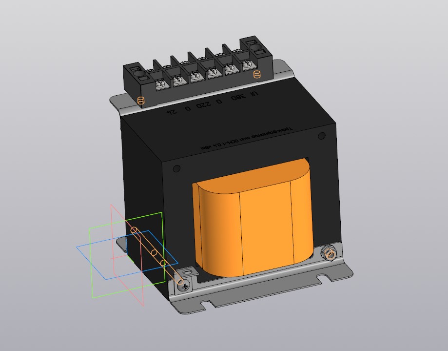 3D модель Трансформатор ОСМ-1 0.4Вт 380/220/24 В г. Калуга