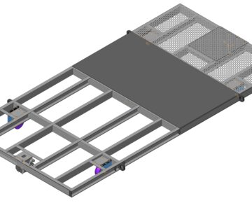 3D модель Тележка 2,0т заниженной высоты Н1 (250мм)