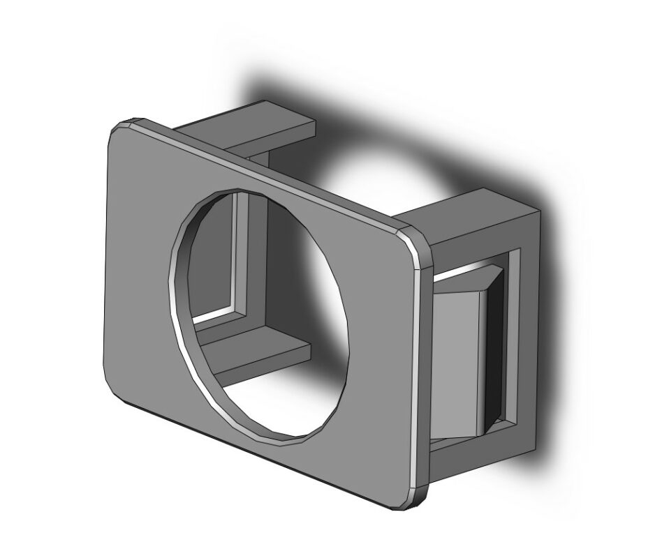 3D модель Вставка под газовое оборудование УАЗ Патриот