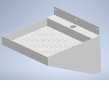 Чертеж Умывальник 354х354х250 мм