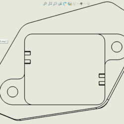3D модель Крепление омывателя фар для ниссан