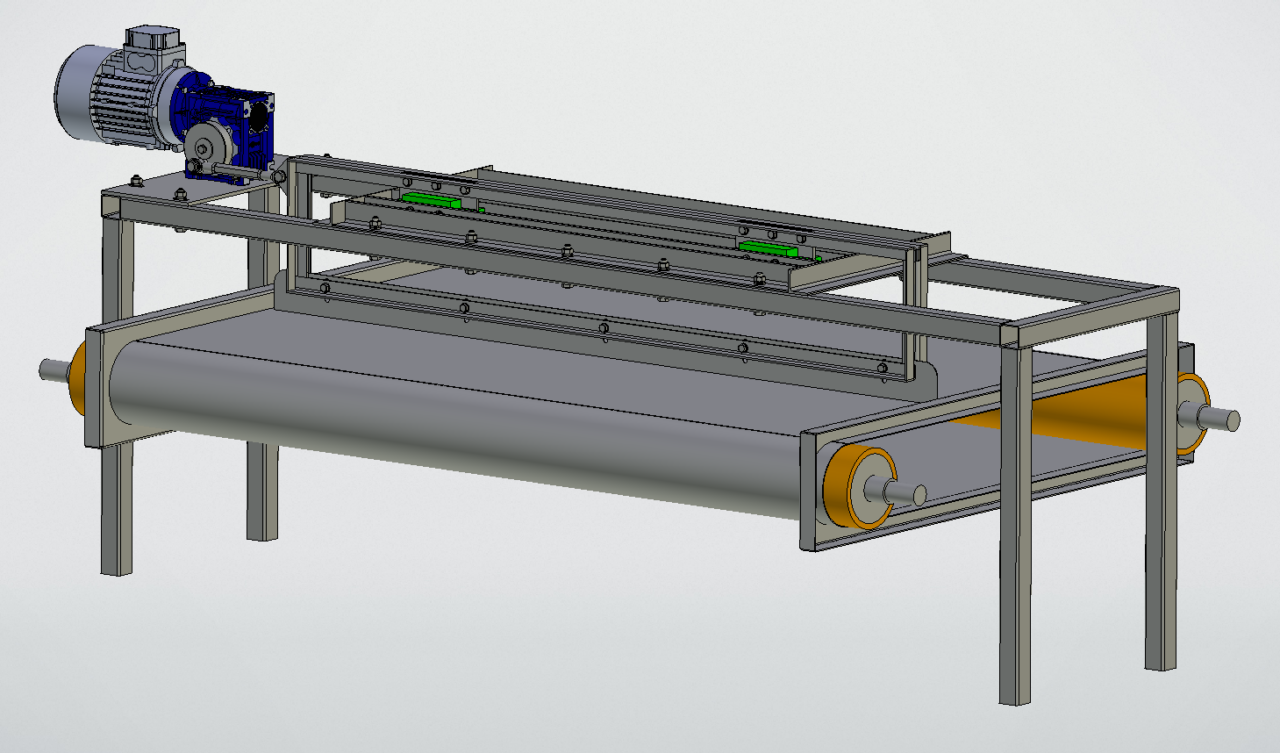 3D модель Устройство для разравнивания порошка