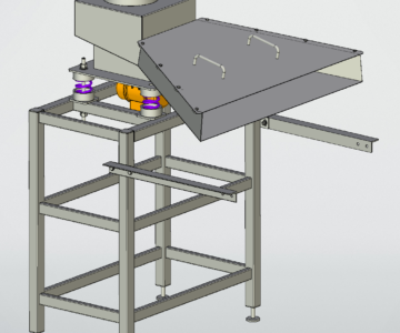 3D модель Вибростол для порошка
