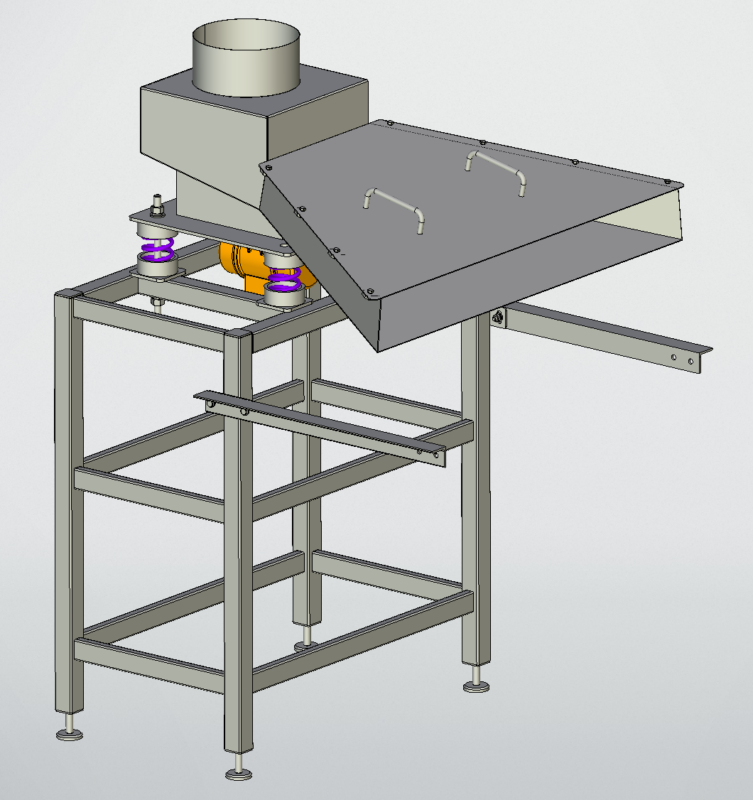 3D модель Вибростол для порошка