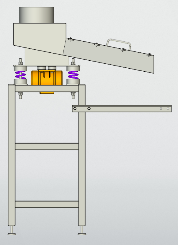 3D модель Вибростол для порошка