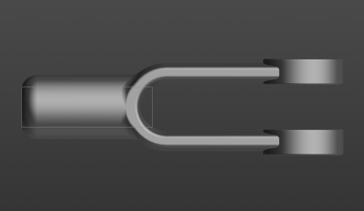 3D модель Вилка резьбовая 307101-П8 (М5х0.8)