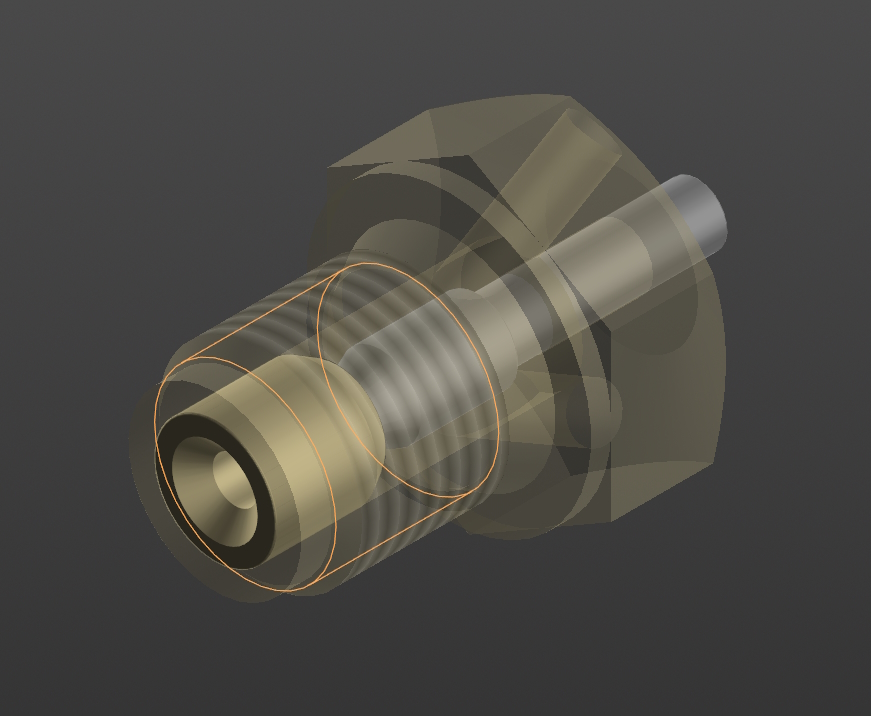 3D модель Клапан подачи горючего 121-1107330 (ЗИЛ-164)