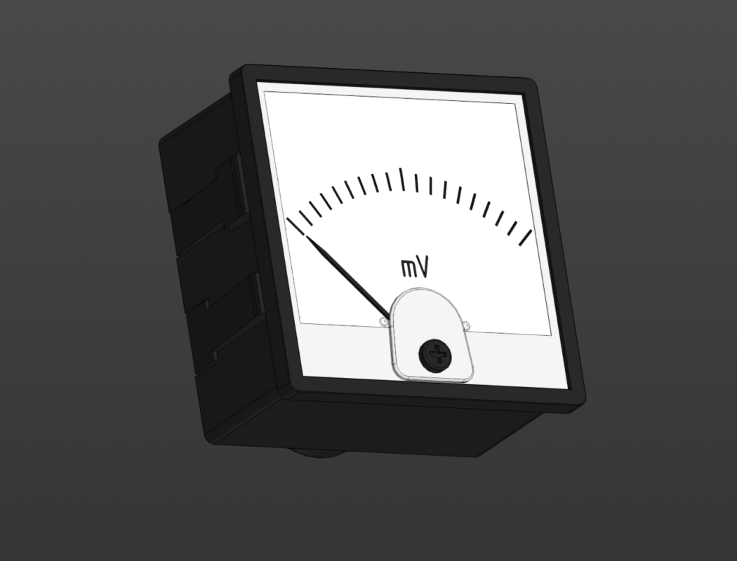3D модель Вольтметр М42608