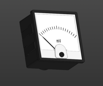 3D модель Вольтметр М42608