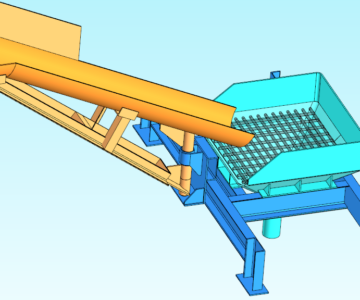 3D модель Воронка для разгрузки бетона