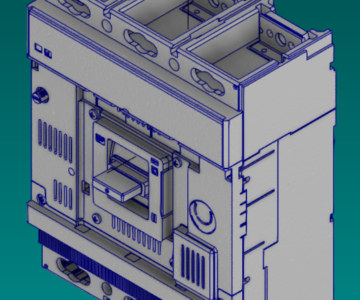 3D модель Автоматический корпусной выключатель ABB XT6