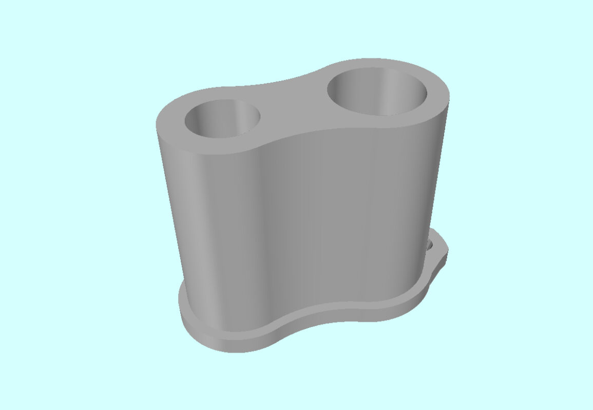 3D модель Заглушка топливного коннектора подвесных лодочных моторов Ямаха,
