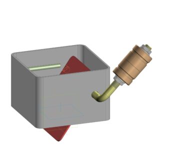 3D модель Заслонка квадратная