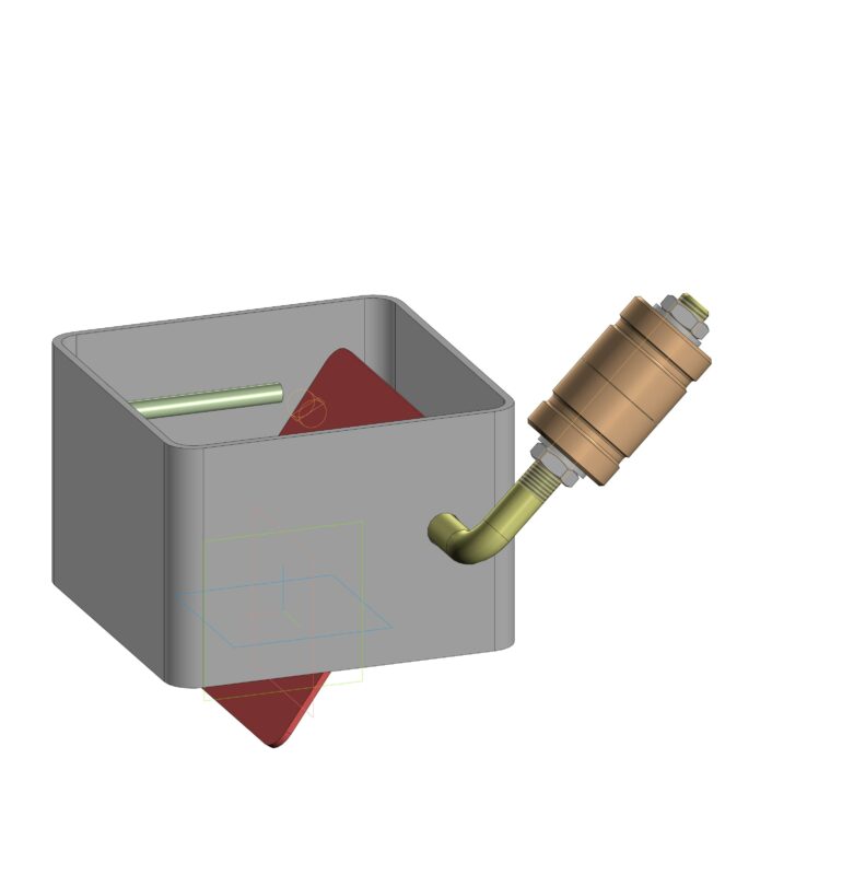 3D модель Заслонка квадратная