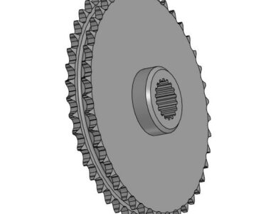 3D модель Звезда ведущего вала снегохода Буран z43
