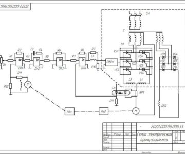 Чертеж Проектирование автоматизированного электропривода (момент сопротивления на валу механизма 1000 Нм)