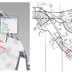 Чертеж Модель автосцепного устройства грузовых вагонов
