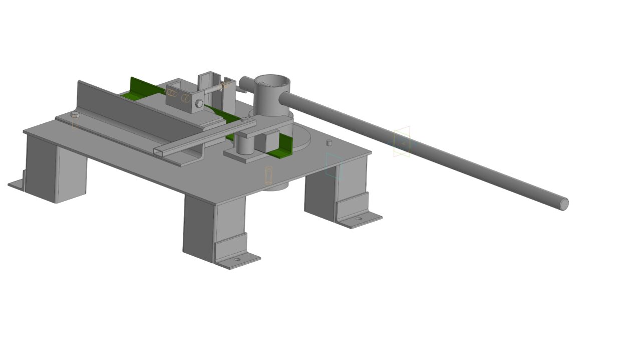 3D модель Станок для гибки уголка
