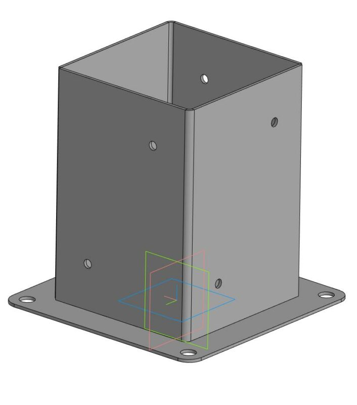 3D модель Коннекторы для бруса 100х100