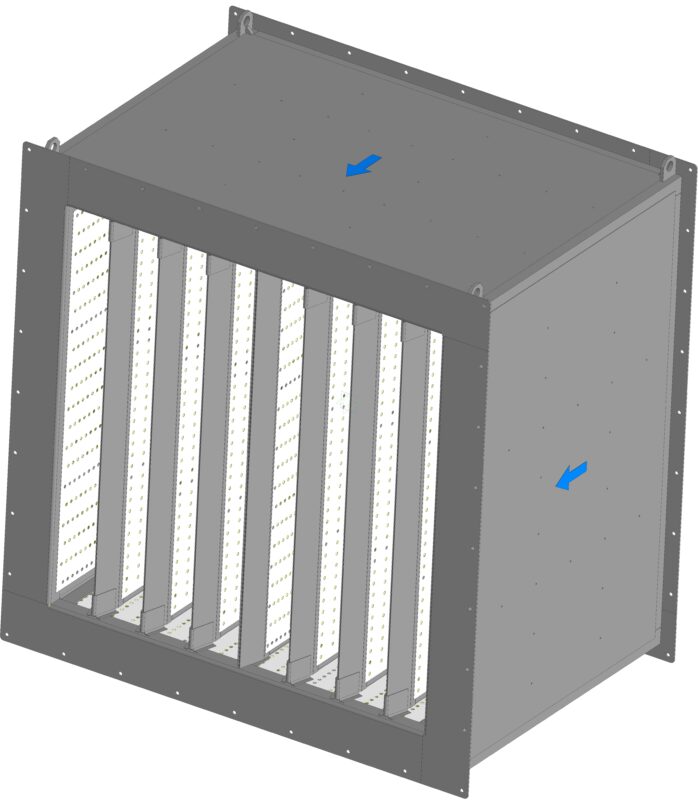 3D модель Шумоглушитель - пластинчатый 1200х1200х1000