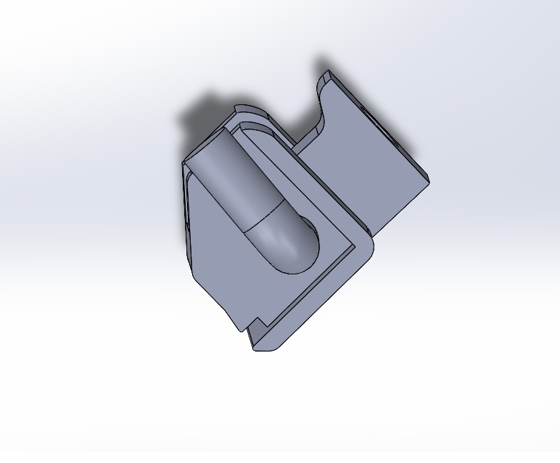 3D модель Петля угловая для металлических шкафов