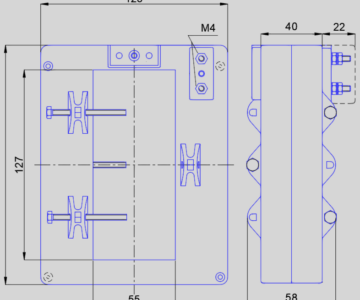 Чертеж Трансформаторы тока высокоточные FRER