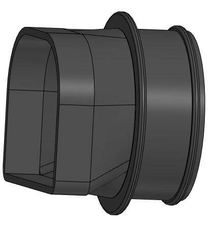 Чертеж Переходник для карбюратора K-151