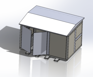 3D модель Комплектная трансформаторная подстанция 3000х2000х1980