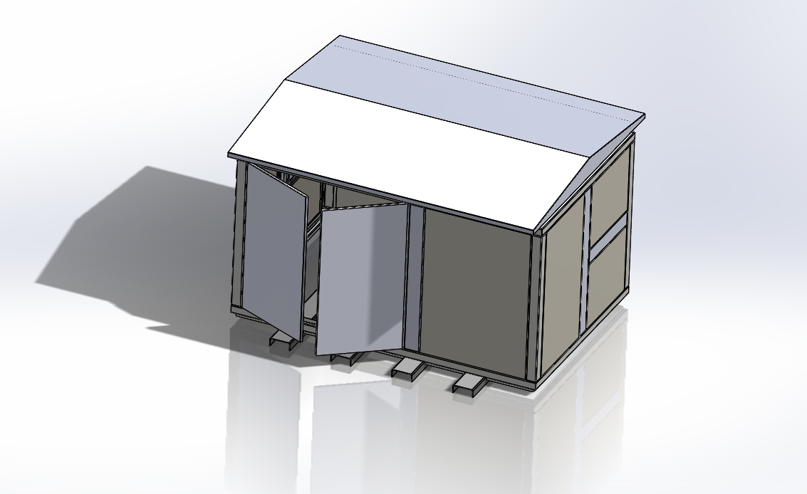 3D модель Комплектная трансформаторная подстанция 3000х2000х1980
