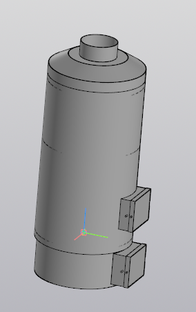 Чертеж Котёл водогрейный ТУ-300 квт