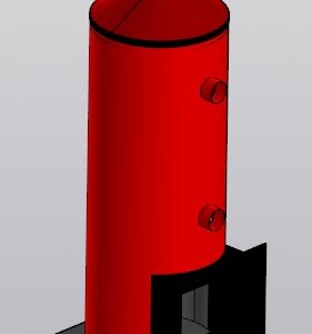 Чертеж Котёл водогрейный 80 квт