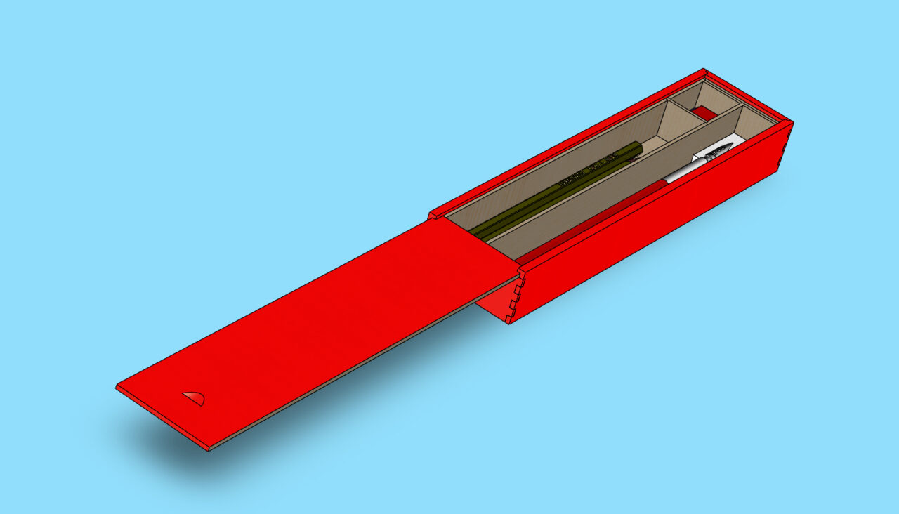 3D модель Пенал ПНЛ 6.00.00