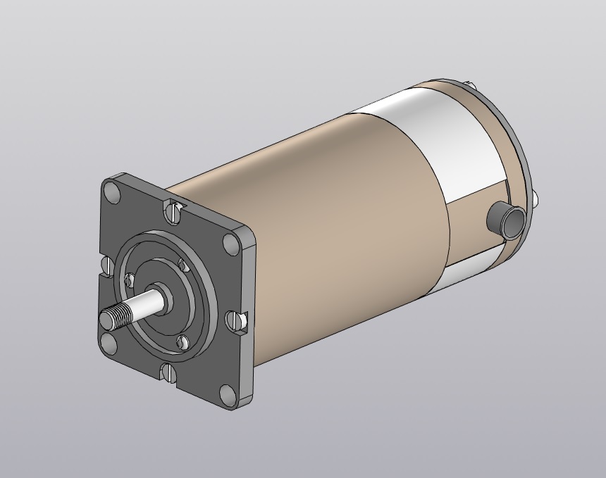 3D модель Модель двигателя ДПР-42-Ф1-03