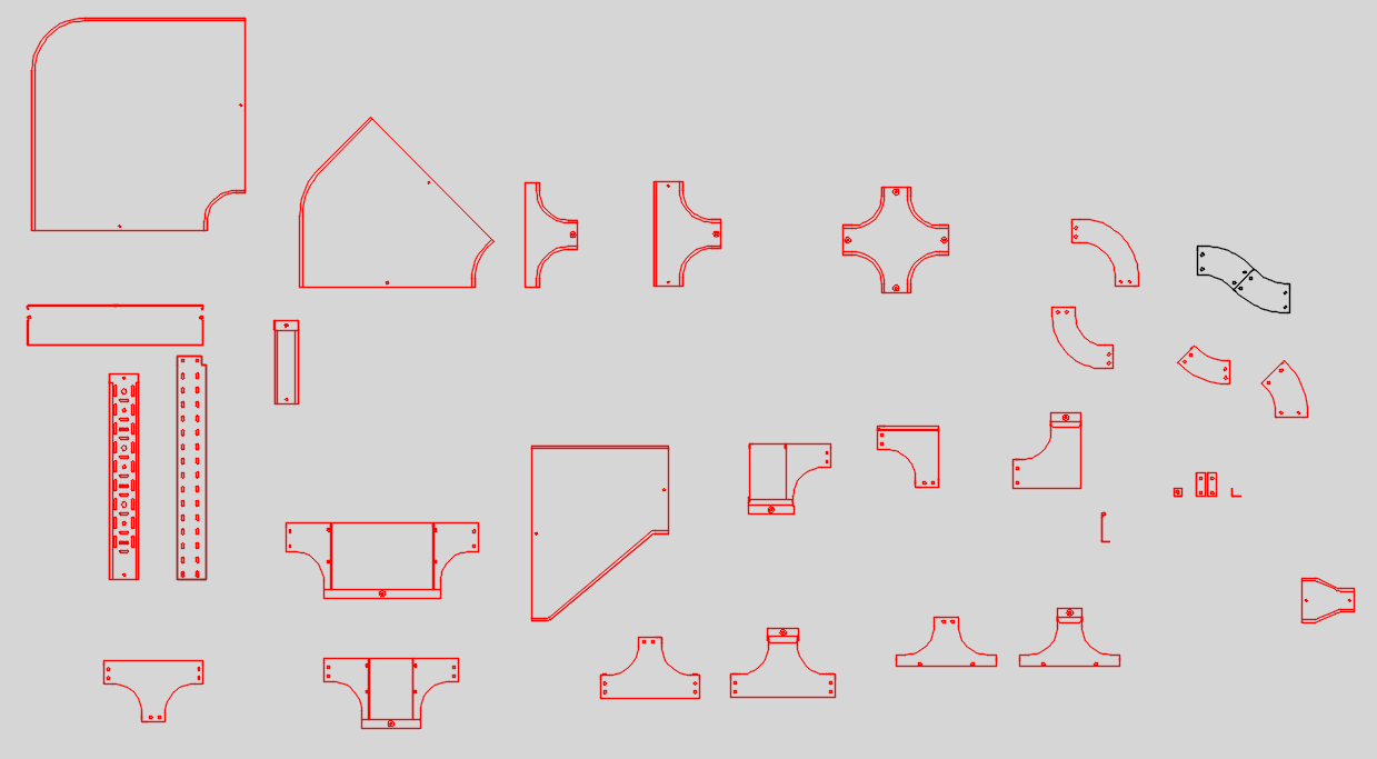 Чертеж Лоток DKC-S5 Combitech (закрытый лоток)