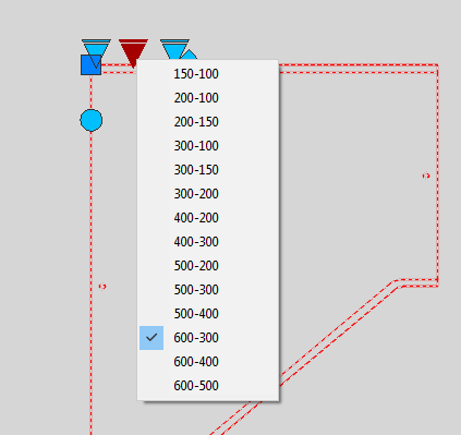 Чертеж Лоток DKC-S5 Combitech (закрытый лоток)