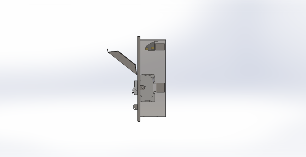 3D модель Щит накладной 18+1 модуль