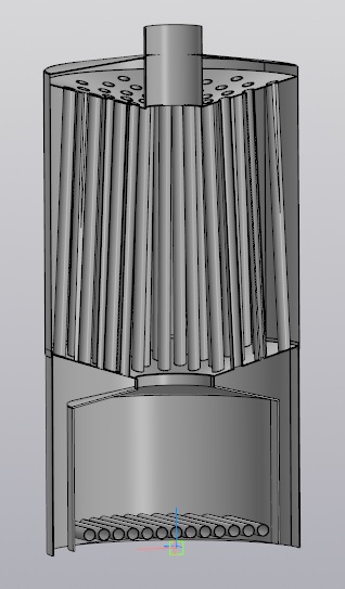 Чертеж Котёл паровой 250 квт