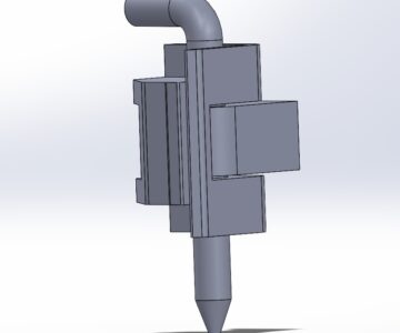 3D модель Петля угловая для металлических шкафов