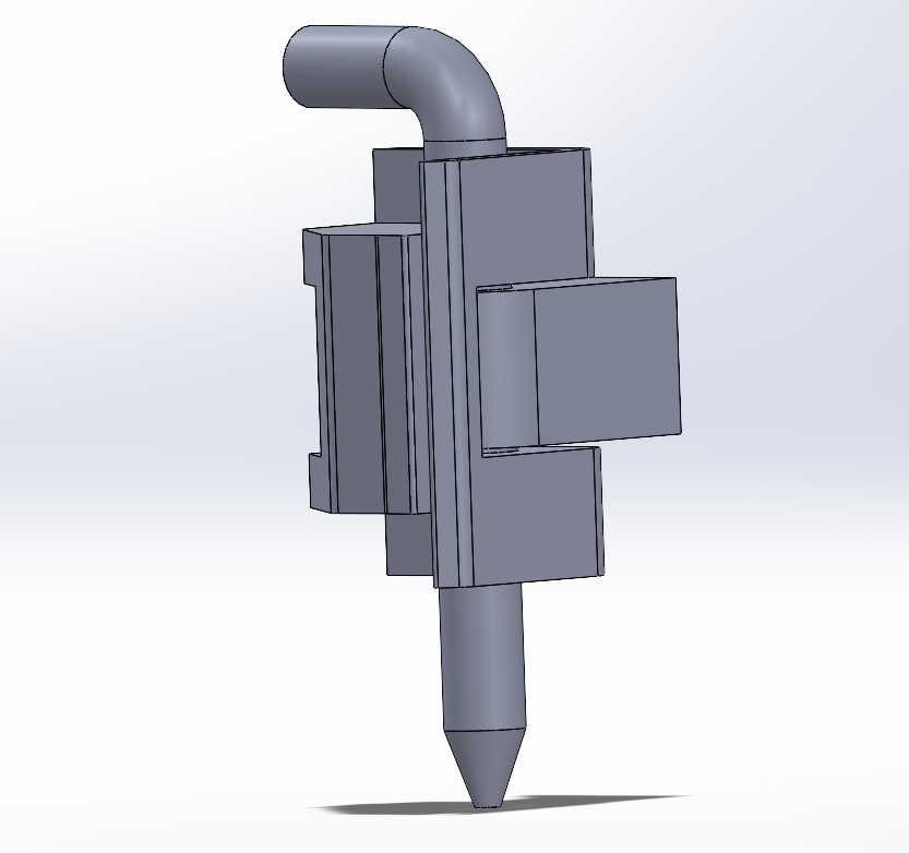 3D модель Петля угловая для металлических шкафов