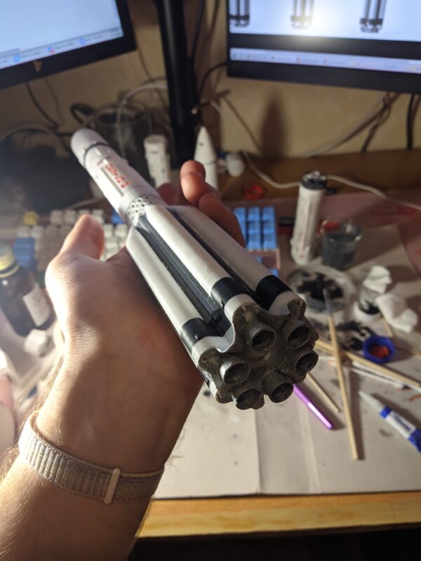 3D модель Ракета-носитель Протон-М (упрощенная модель)