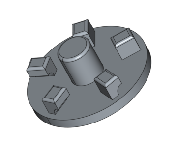 3D модель Шестерня для терки-мясорубки Kitfort