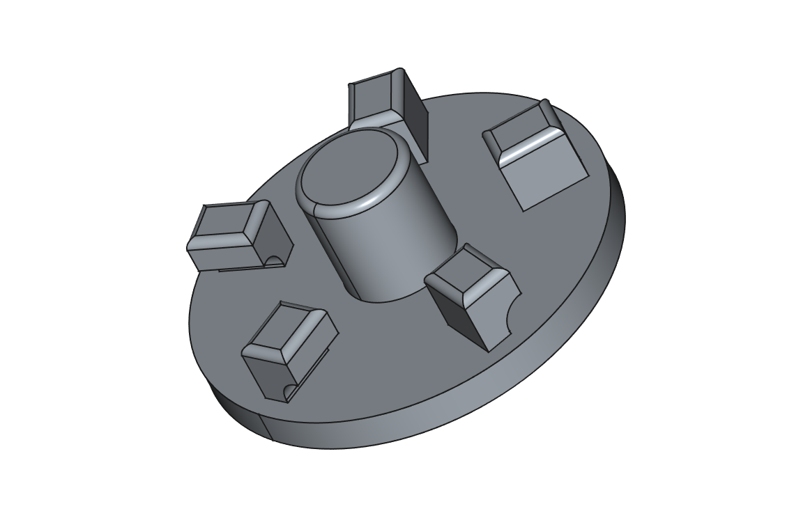 3D модель Шестерня для терки-мясорубки Kitfort