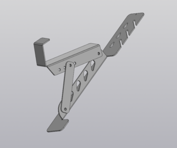 3D модель Подмости для монтажа кровли