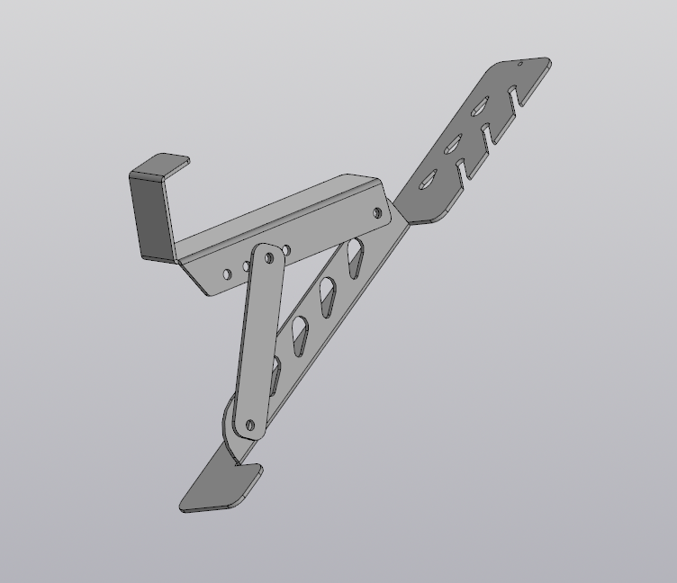 3D модель Подмости для монтажа кровли