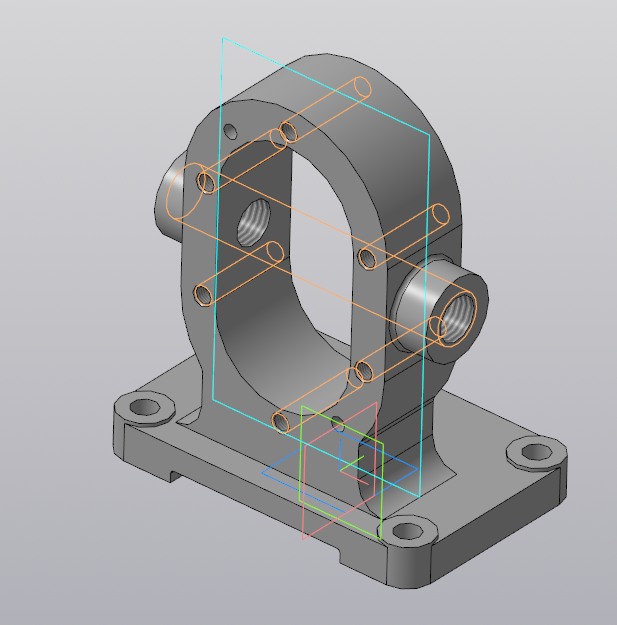 Чертеж Насос шестеренный МЧ00.20.00.00 СБ с ходом работы