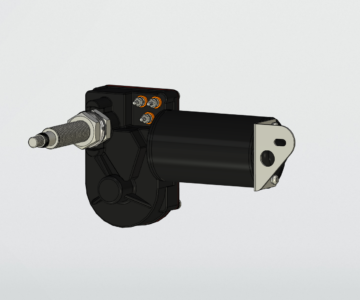 3D модель Электропривод стеклоочистителя ТМС-902, 24 В (10263460)