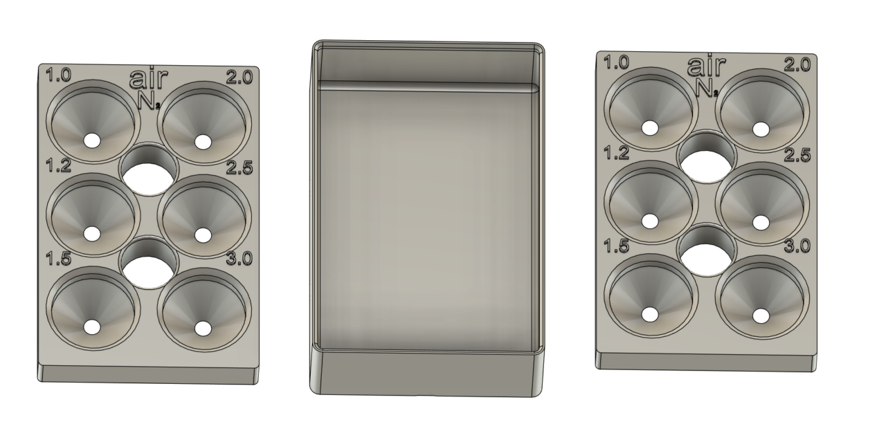 3D модель Лоток для сопел лазерной резки металла