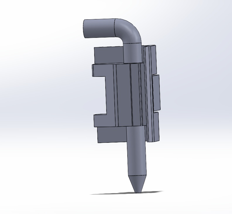 3D модель Петля угловая для металлических шкафов